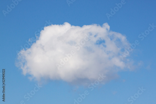 view of whitecloud in a blue sky