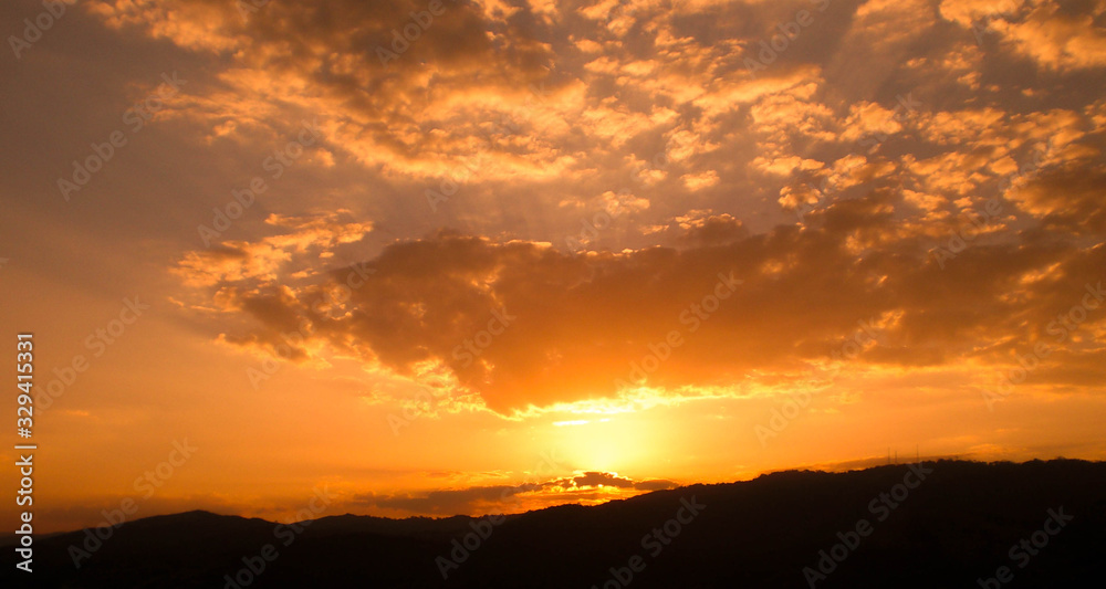 orange sunset photography