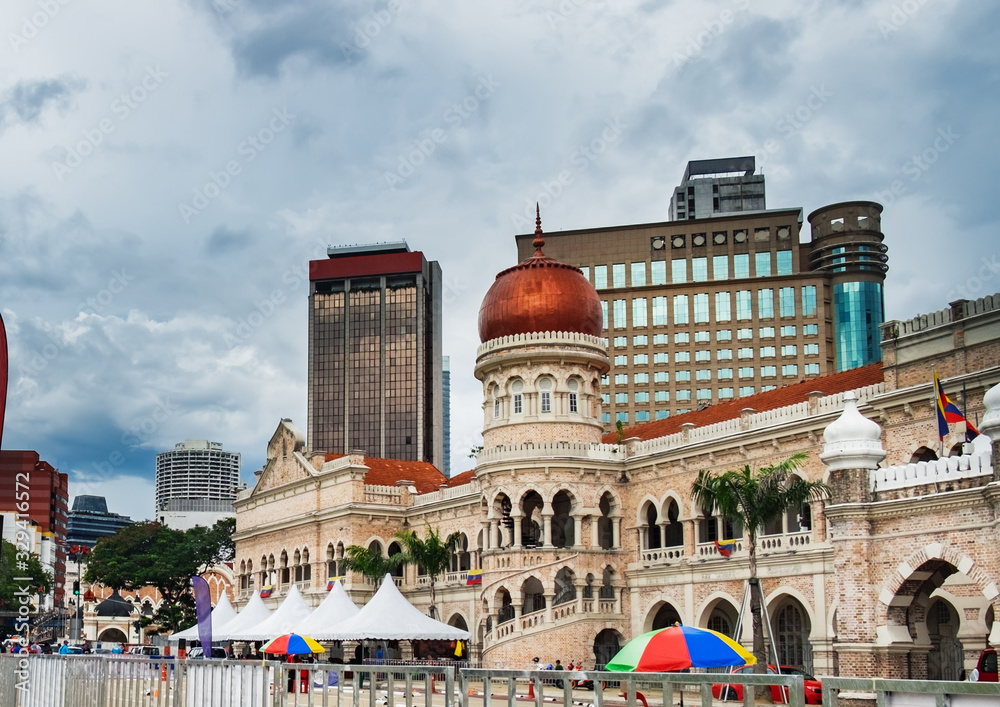 Bangunan Sultan Abdul Samad on Independence Square in Kuala Lumpur, Malaysia