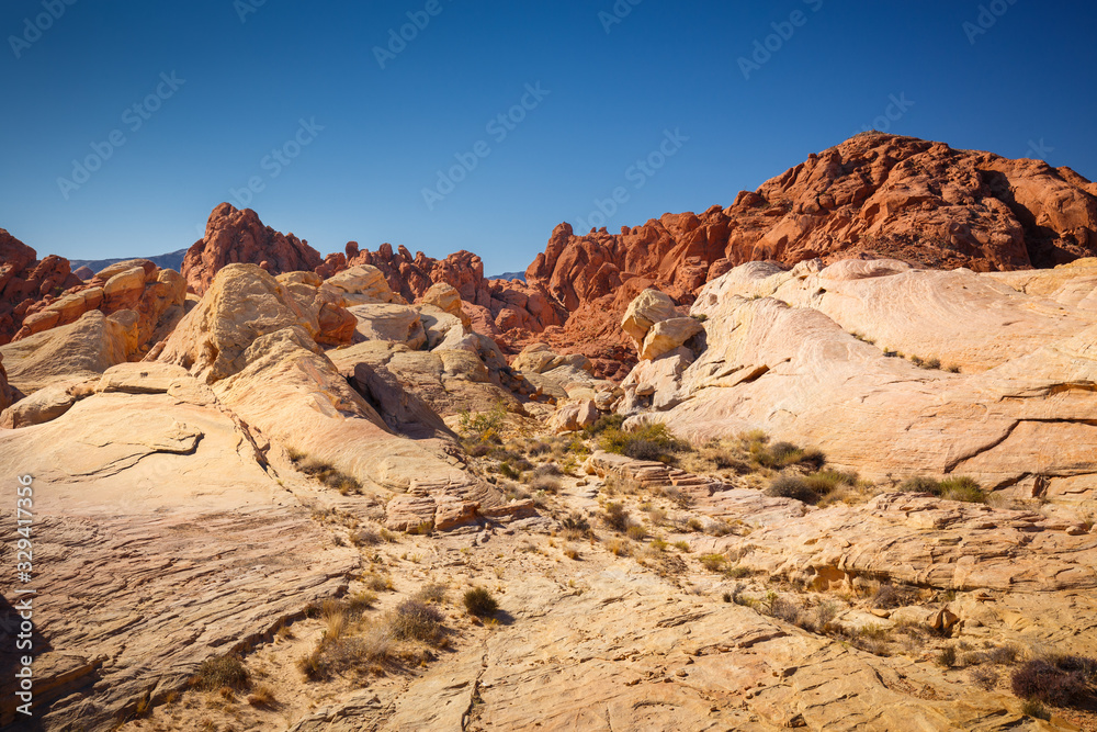 Fire Canyon in the Valley of Fire State Park, in Nevada, USA
