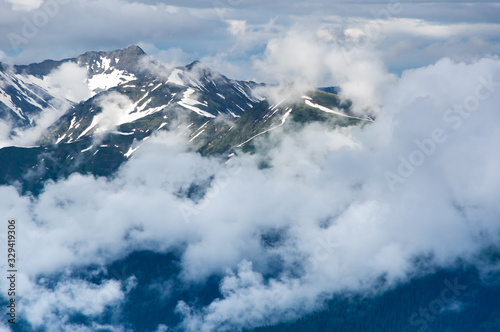 View of Caucasian mountains © gumbao