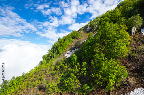 View of Caucasian mountains