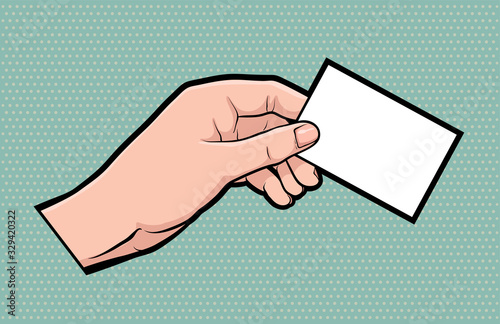 Hand gesture comic book pop art isolated