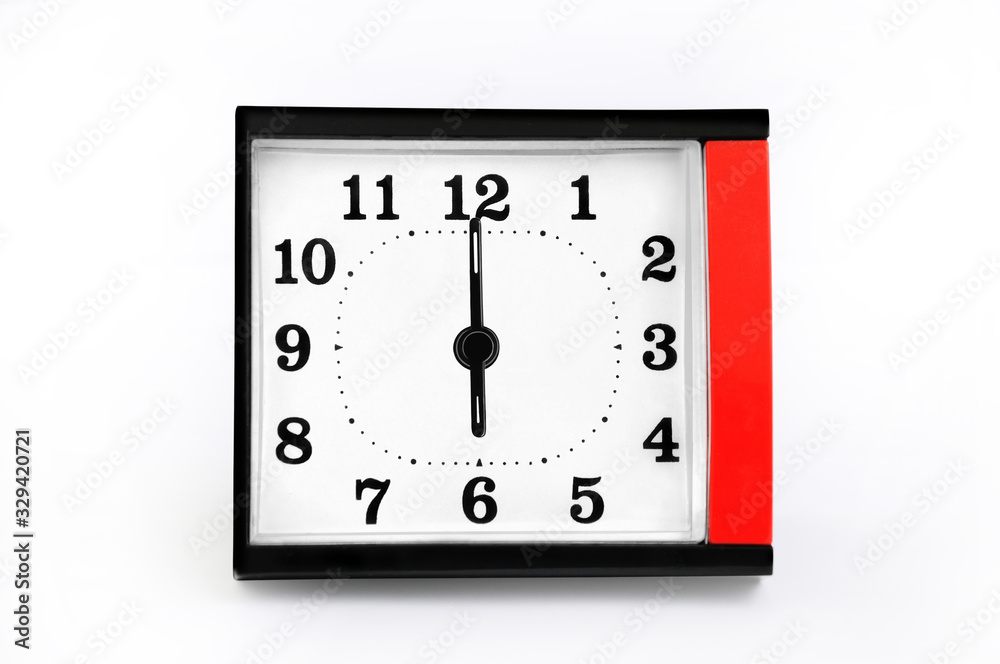 Alarm clock isolated on white background Alarm clock isolated on white background