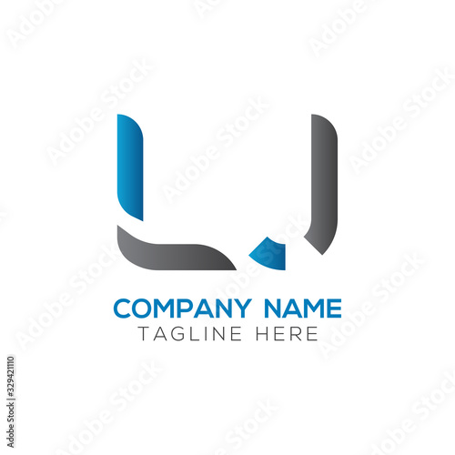 Initial LJ letter Business Logo Design vector Template. Abstract Letter LJ logo Design