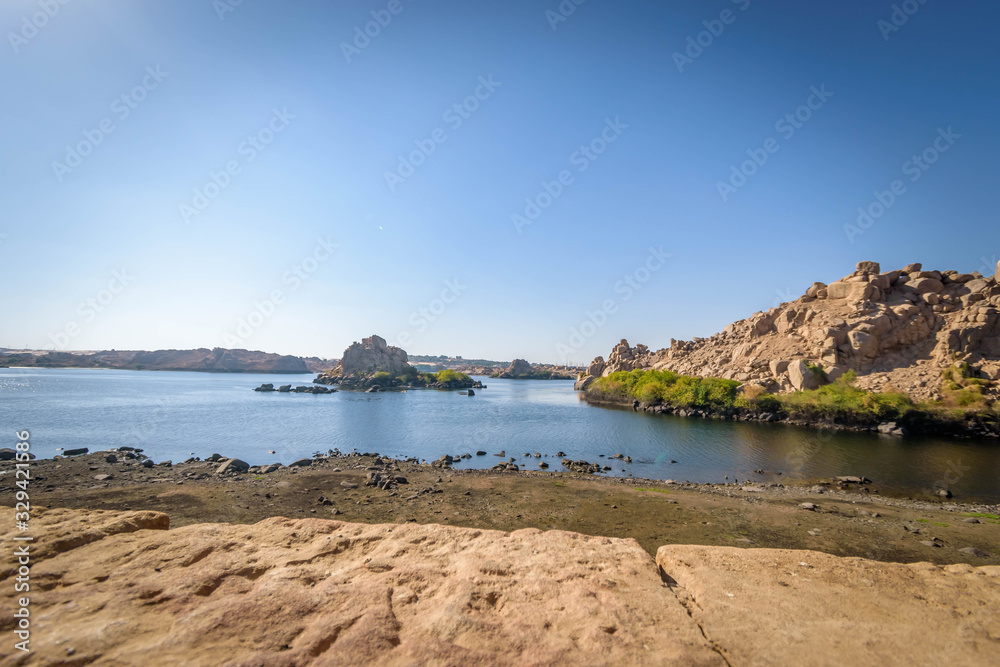 The Nile as viewed from the Temple of Philae