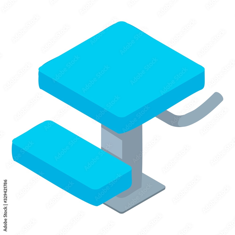 Pool stand icon. Isometric of pool stand vector icon for web design isolated on white background Pool stand icon. Isometric of pool stand vector icon for web design isolated on white background