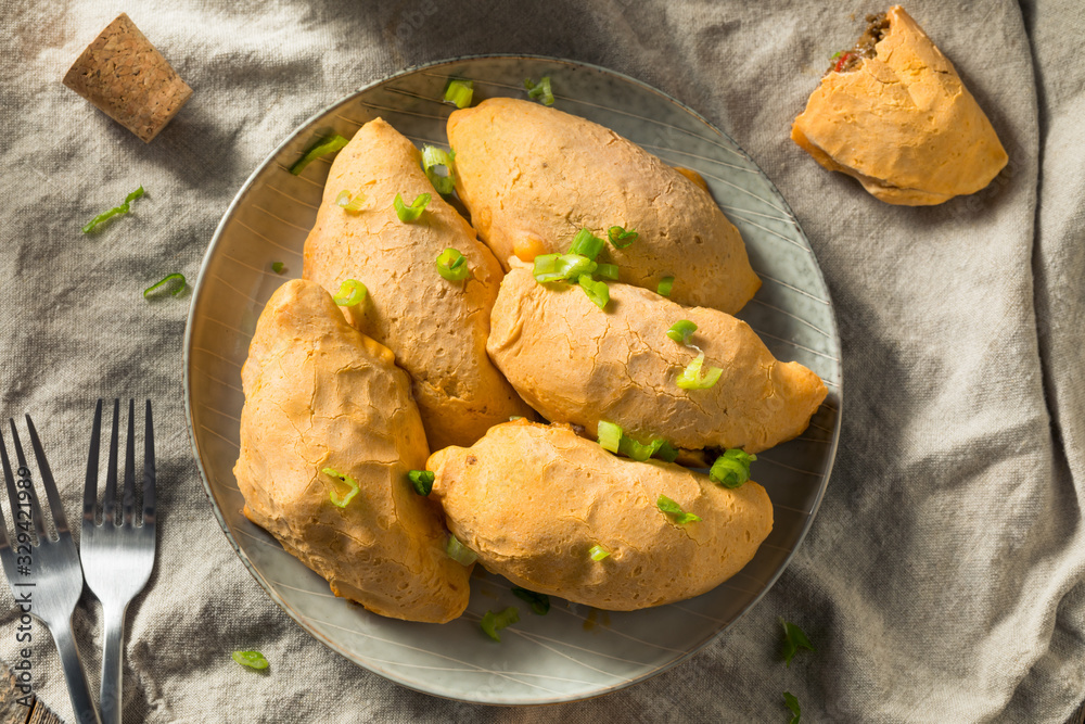 Homemade Cheesy Beef Cassava Empanadas