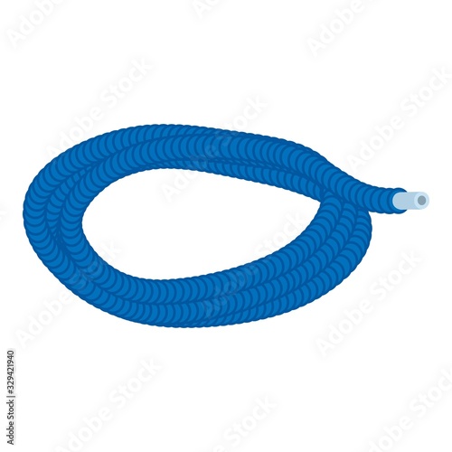 Pool hose icon. Isometric of pool hose vector icon for web design isolated on white background