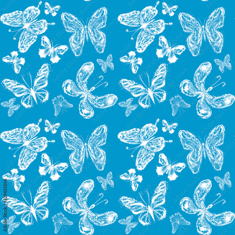 Abstract butterfly seamless pattern Abstract butterfly seamless pattern