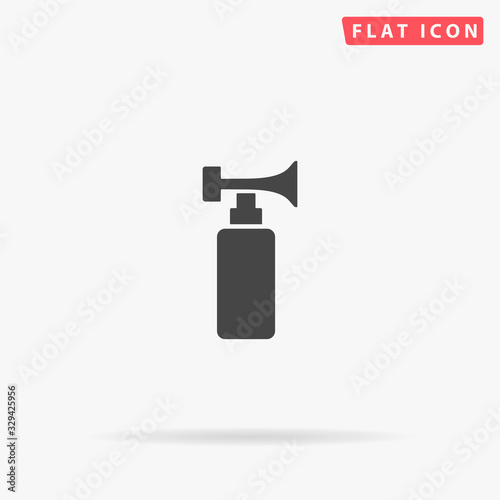 Air Signal Horn flat vector icon