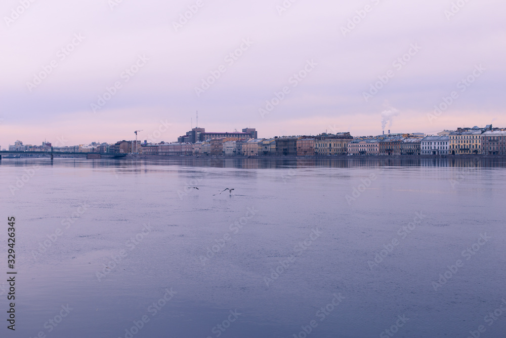 Streets of St. Petersburg the Neva River and canals