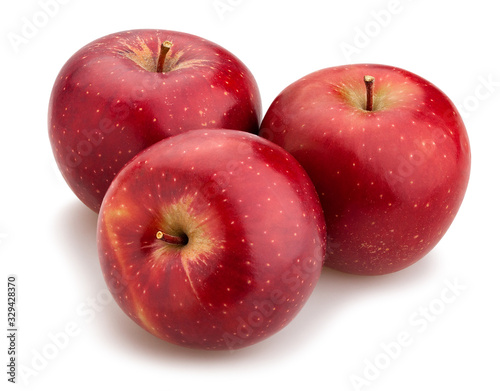 dark red apples