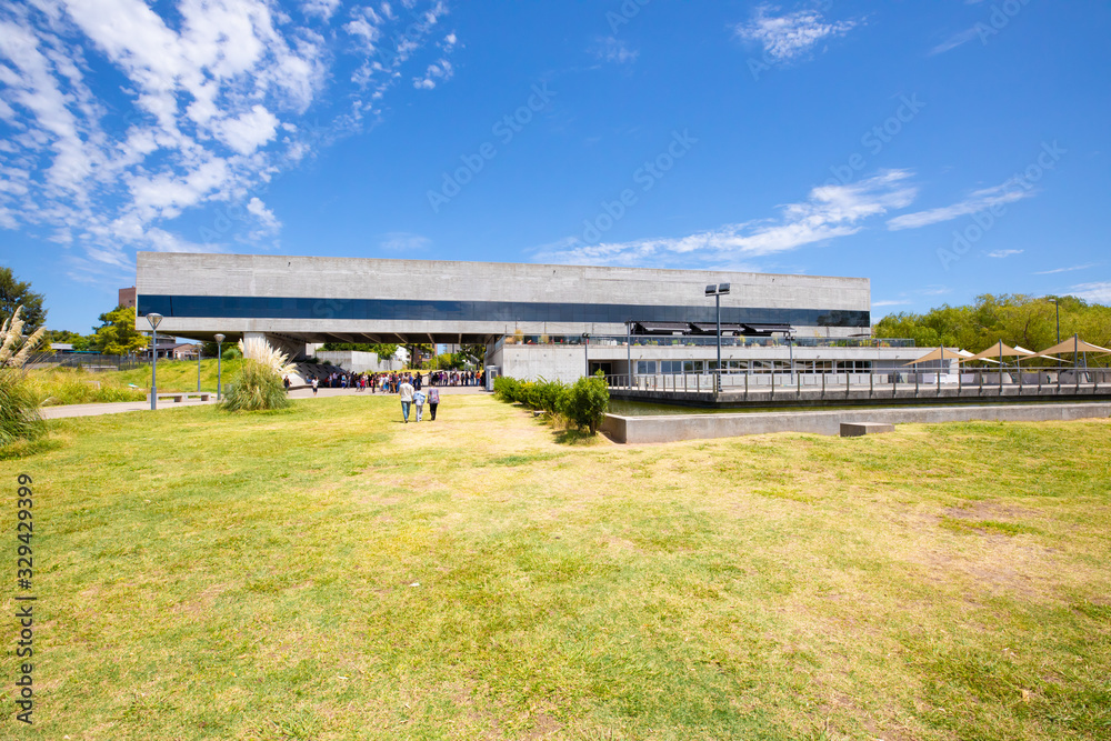 Argentina Rosario Parana river aquarium panoramic view