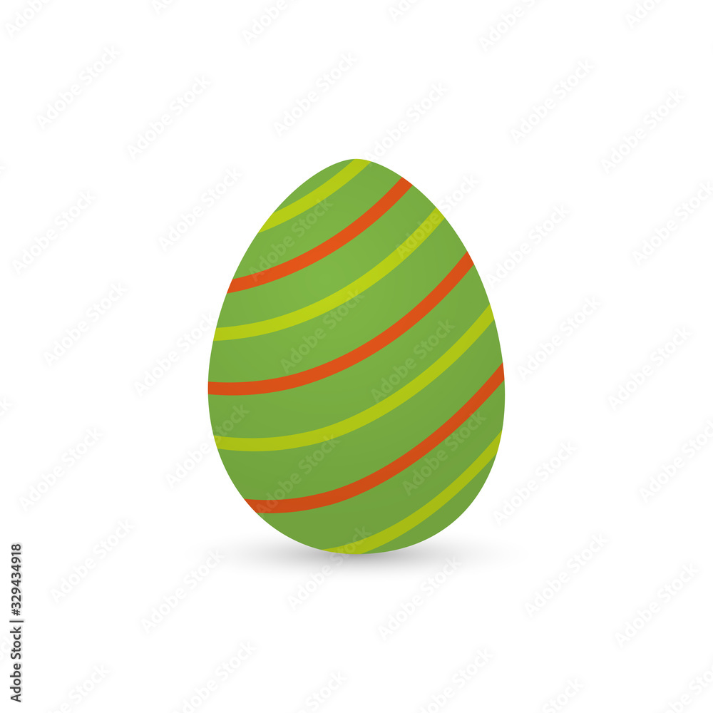 Isolated decorated easter eggs Isolated decorated easter eggs