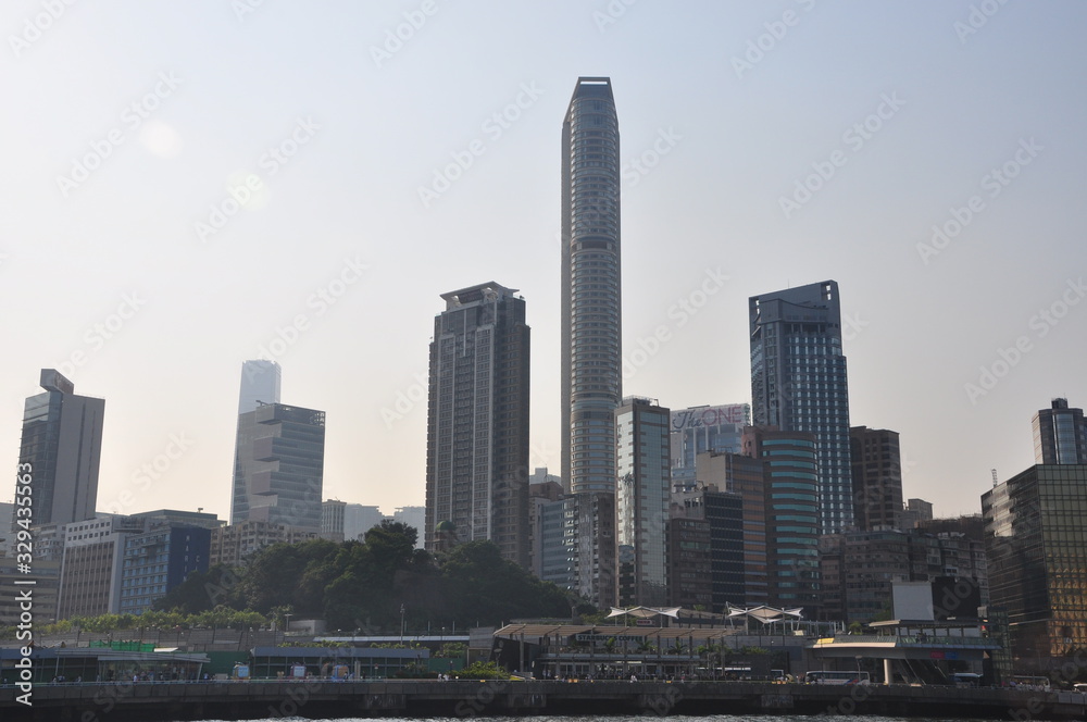 Naklejka premium Hong Kong travel