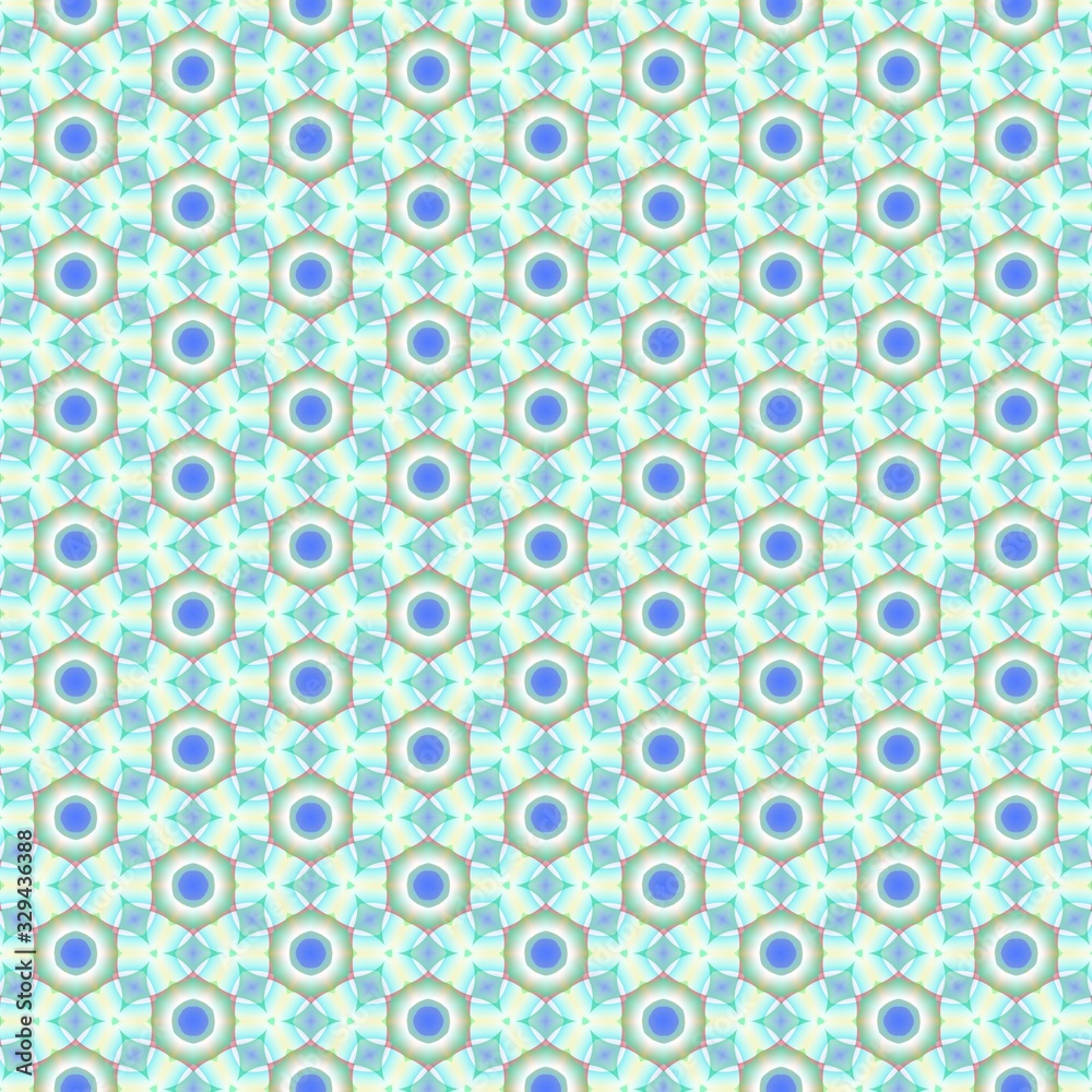 Kaleidoscope seamless background pattern for printing on fabric, paper for scrapbook, wallpaper, cover, page book.