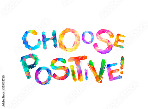Choose positive. Words of triangular letters