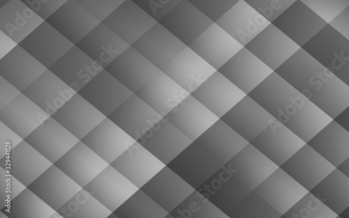 Gray squares background with gradient banner work with dark background