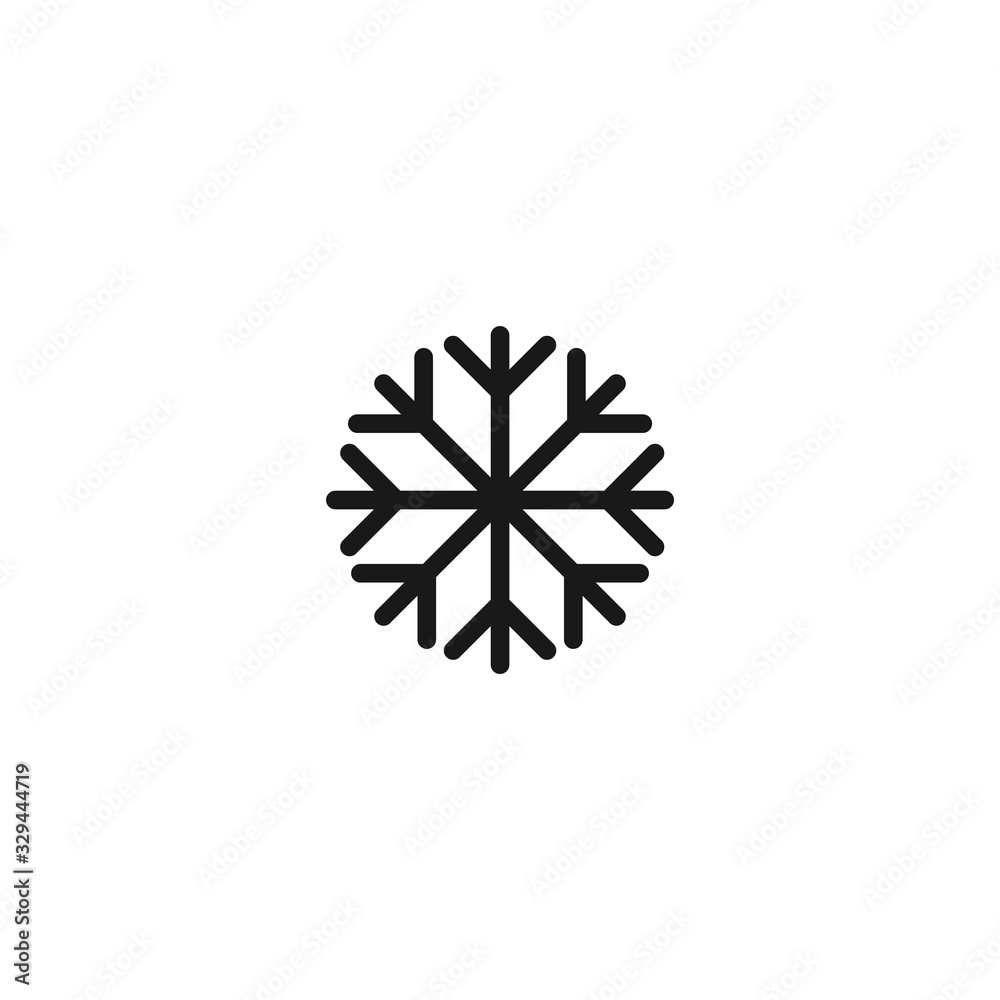 Snowflake Icon Vector. snowflake icon for web and app. six-branch snowflake of artistic shape. Snowflake Icon Vector. snowflake icon for web and app. six-branch snowflake of artistic shape.
