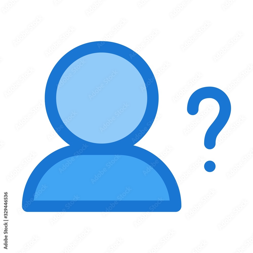 User icon with question mark symbol. Account help sign. Anonymous profile icon. User icon with question mark symbol. Account help sign. Anonymous profile icon.