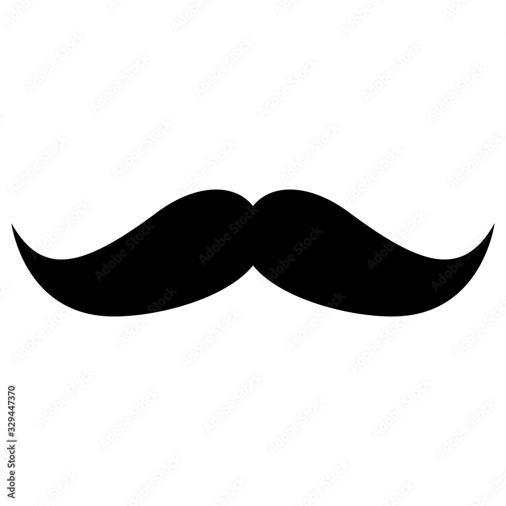 Fototapeta premium Isolated mustache image