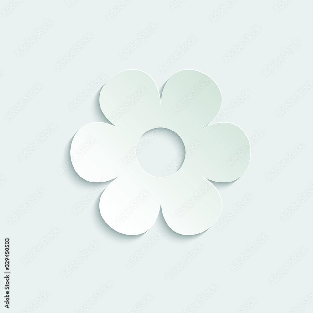 paper flower icon, eco icon. nature sing, logo eco paper flower icon, eco icon. nature sing, logo eco