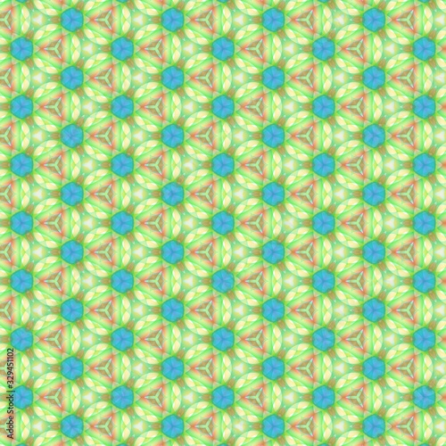 Abstract kaleidoscope background. Ornament for website, corporate style, fashion design and house interior design, as well for hand crafts and DIY. Endless texture.