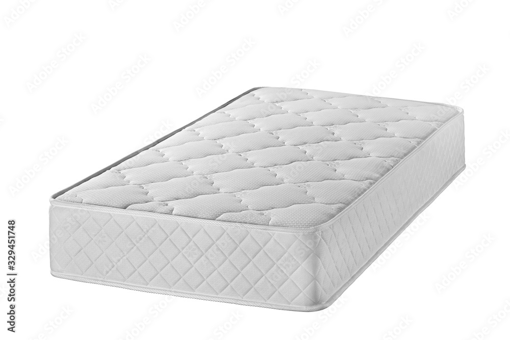 Comfortable mattress isolated on white background, Orthopedic mattress Comfortable mattress isolated on white background, Orthopedic mattress
