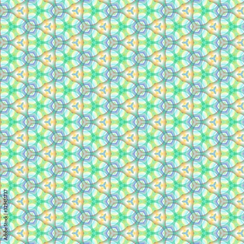 Abstract kaleidoscope background. Ornament for website, corporate style, fashion design and house interior design, as well for hand crafts and DIY. Endless texture.