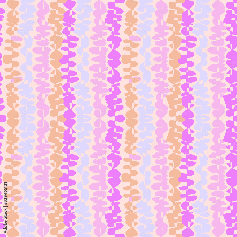 light brown background with abstract figures and ornaments of blue and pink colors, vector seamless pattern light brown background with abstract figures and ornaments of blue and pink colors, vector seamless pattern