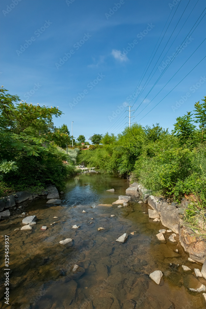 Little Sugar Creek along the Greenway, Charlotte, NC