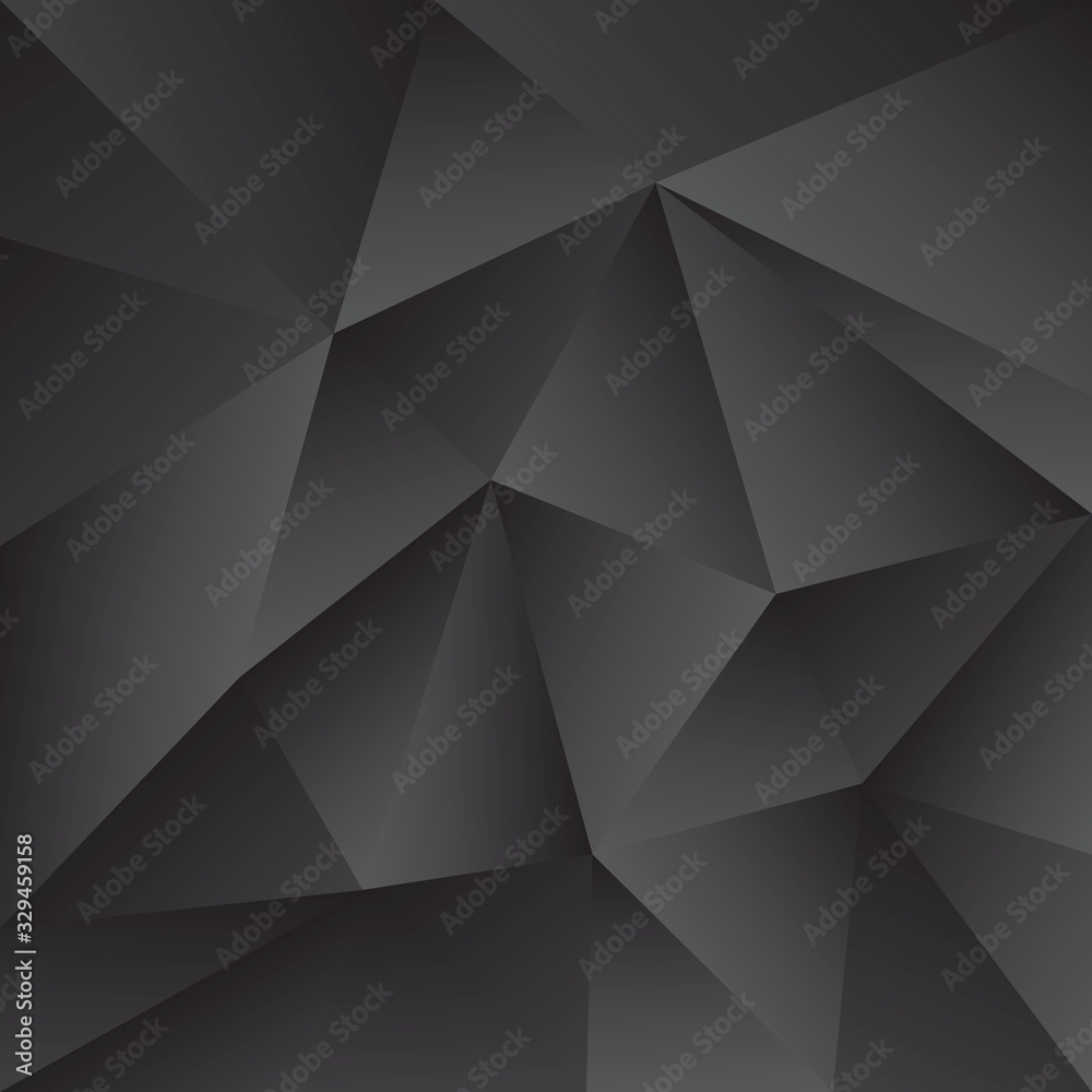Dark gray abstract triangles paint background Dark gray abstract triangles paint background