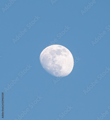 moon in daylight