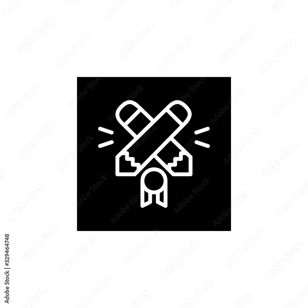 challenge icon. Online learning icon. Perfect for application, web, logo and presentation template. Icon design line inverted style challenge icon. Online learning icon. Perfect for application, web, logo and presentation template. Icon design line inverted style