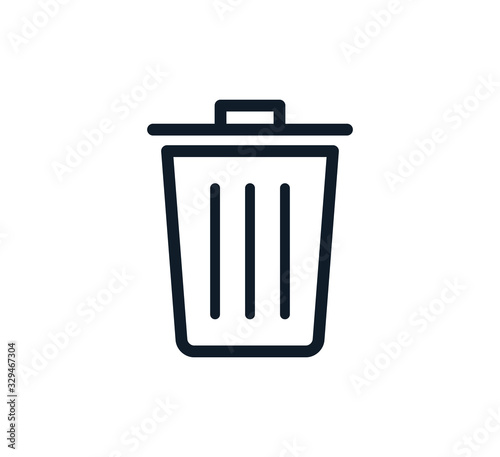 Recycle icon ,garbage icon vector logo design template