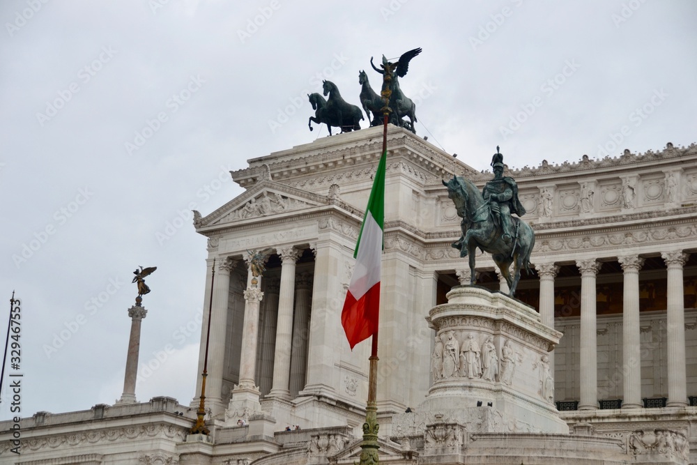 Victor Emmanuel ii monument or also known as the Alter of the Fatherland