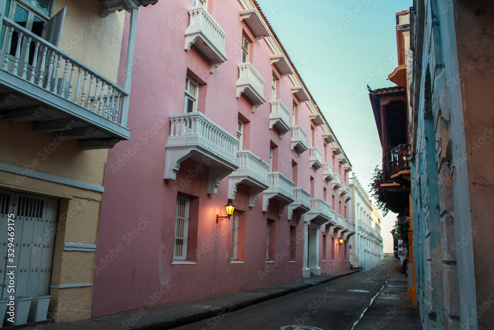 Edificios antiguos d ela ciudad de Cartagena