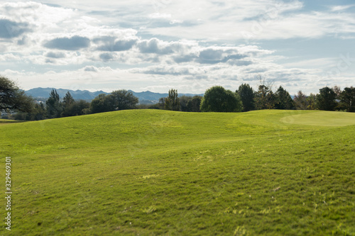 Fototapeta Naklejka Na Ścianę i Meble -  Empty golf course view