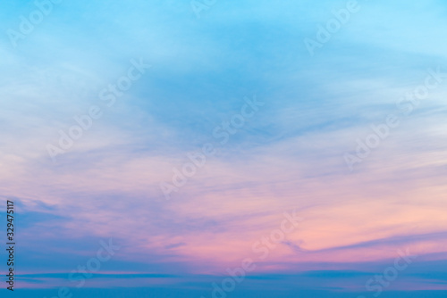 blue sky and clouds