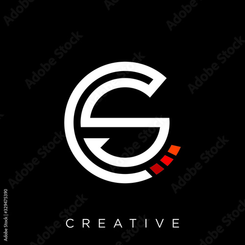 cs techno logo design