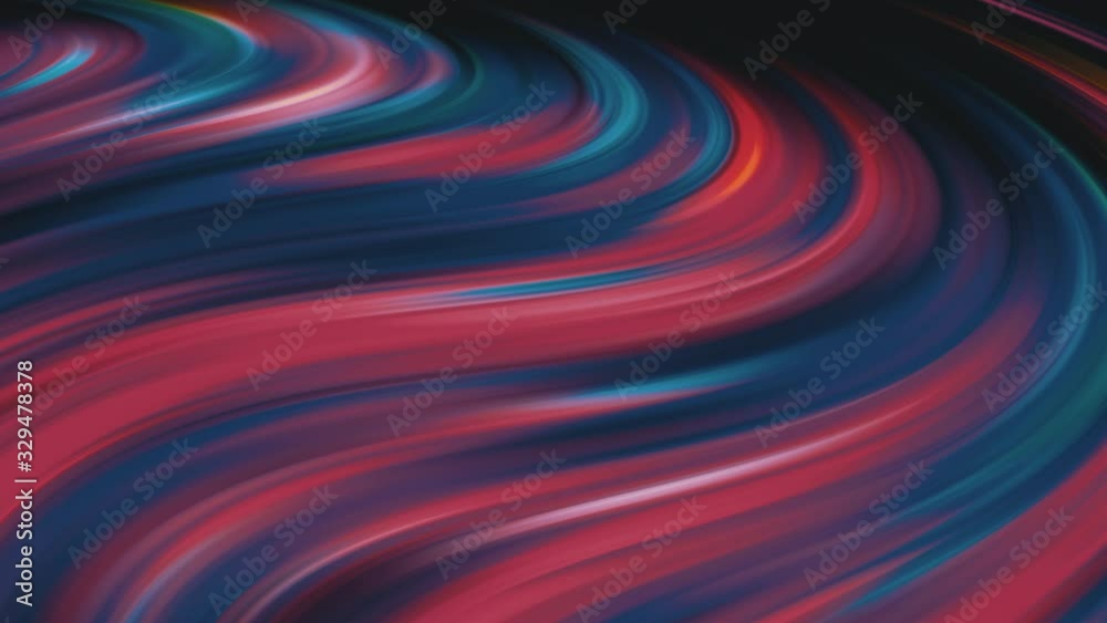 Long exposure of light bulbs. Smooth movement of green-pink neon lines Long exposure of light bulbs. Smooth movement of green-pink neon lines