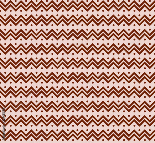 original beige and coffee seamless geometric pattern
