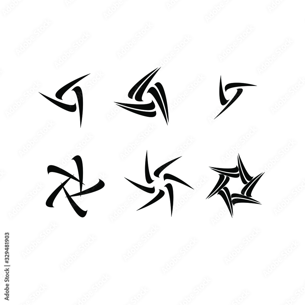 collection vortex circle logo icon design vector collection vortex circle logo icon design vector