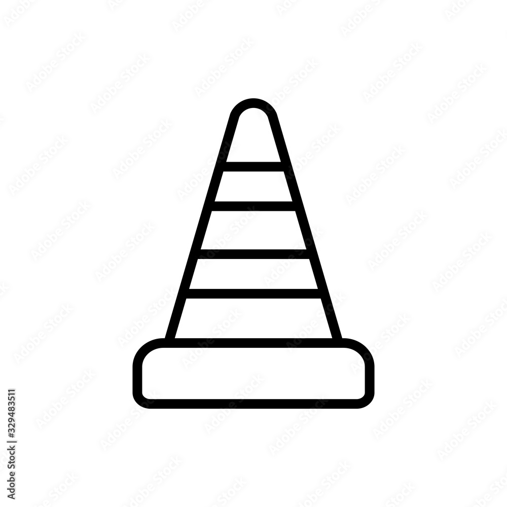 safety cone icon vector template safety cone icon vector template