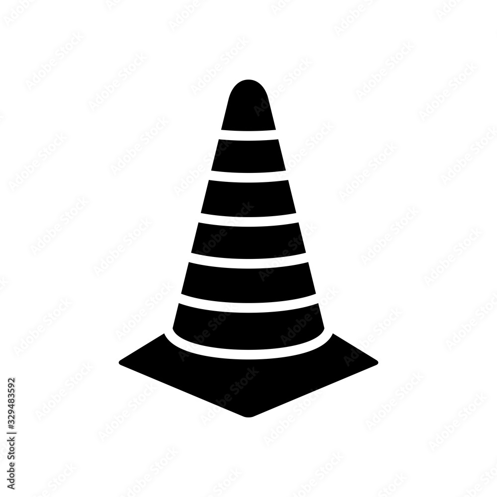 safety cone icon vector template safety cone icon vector template