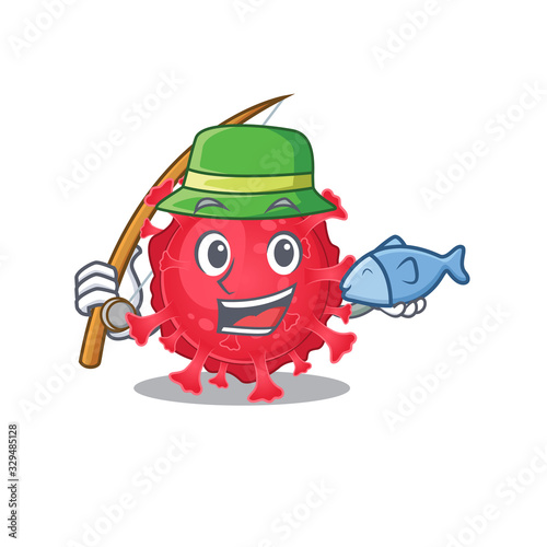 A Picture of funny Fishing coronavirus substance design