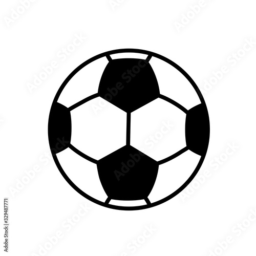soccer ball icon vector