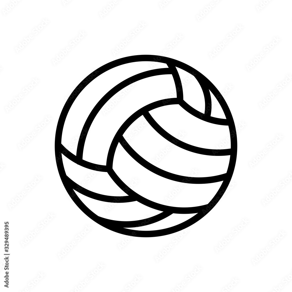 volley ball icon vector template