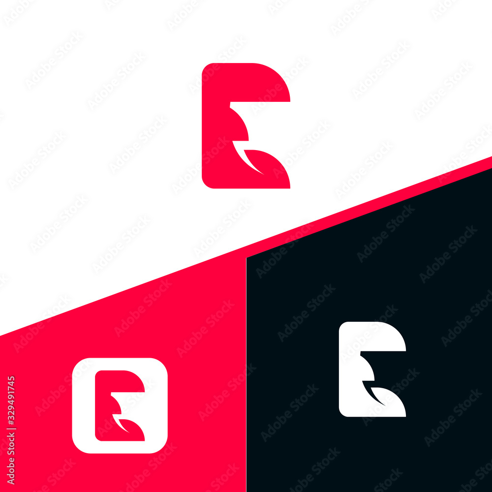 Abstract letter E logo design template. Universal vector icon. Abstract letter E logo design template. Universal vector icon.